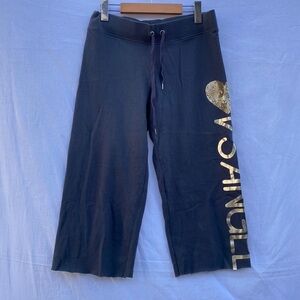Victoria’s Secret Sweat Capris Lounge Pants with Sequins